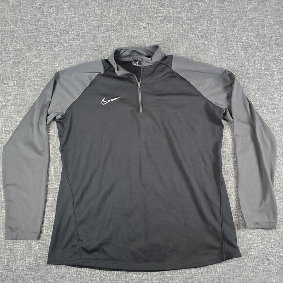 Nike 1/4 Zip Women's XL Black/Charcoal BV6930-011 Outdoor Sports - Picture 1 of 8